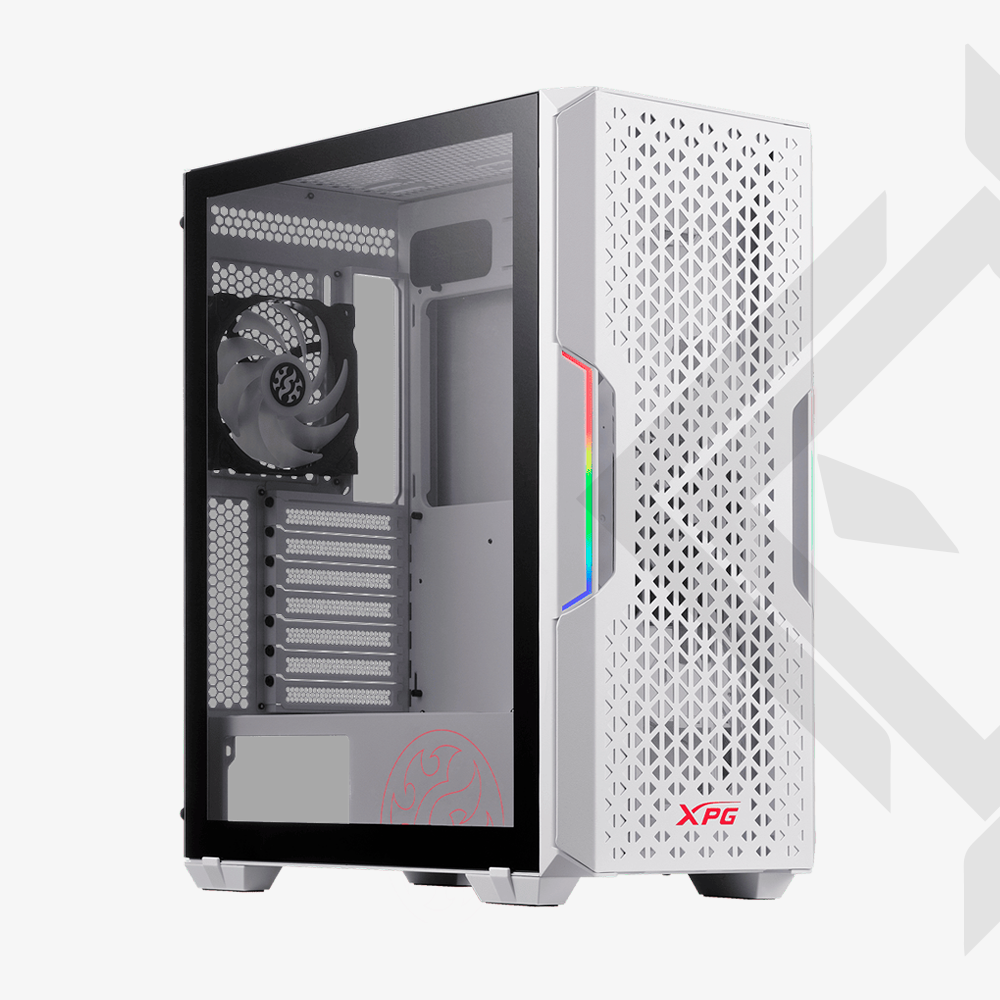 CASE XPG STARKER AIR WHITE|PANEL FRONTAL MAGNETICO|1 VENTILADOR FRONTAL