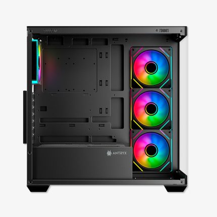 CASE ANTRYX FX-750 BLACK|4 FAN ARGB|USB TIPO-C - Imagen 5