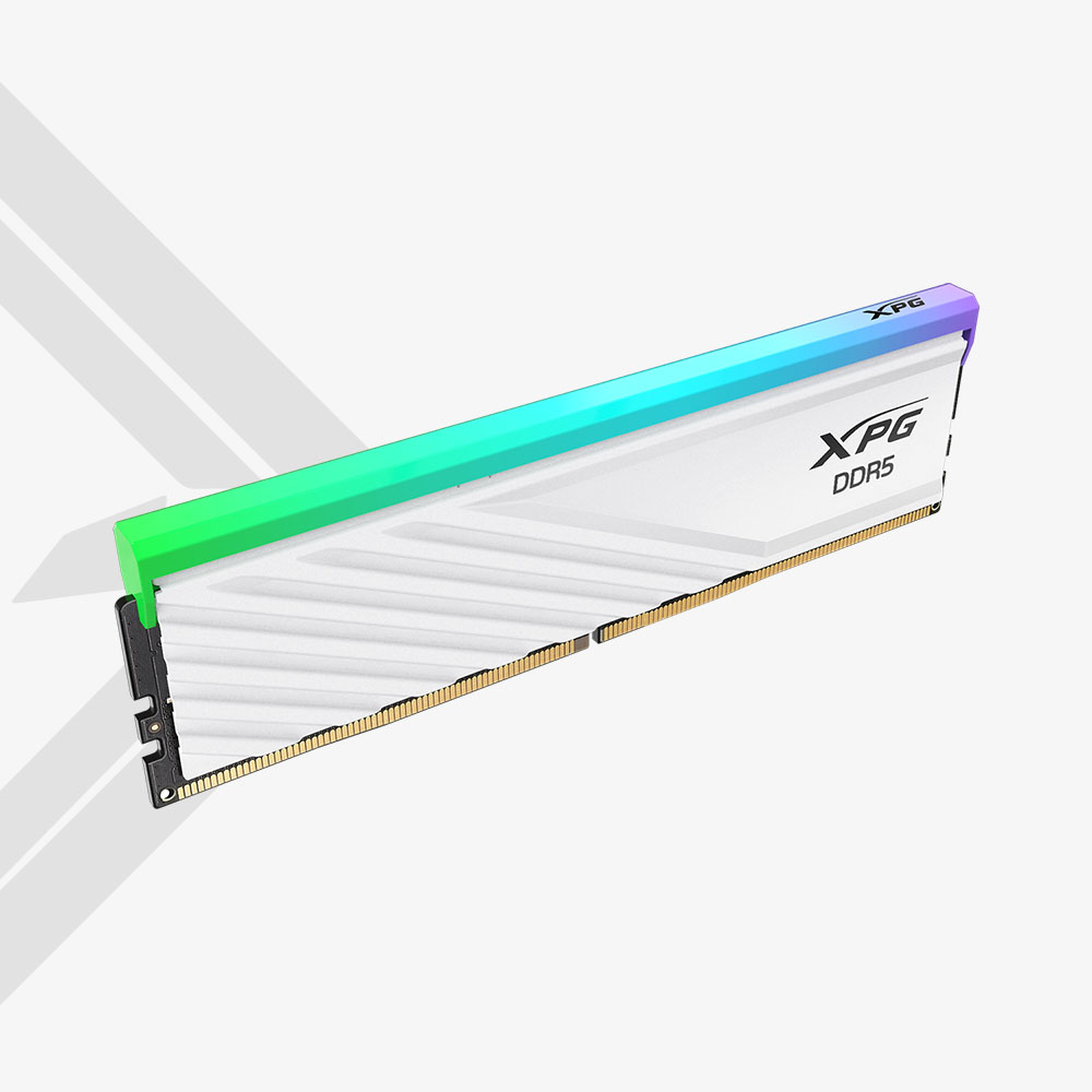 XPG Lancer RGB DDR5 16GB 6000MT/s CL30 白 LANCER RGB DDR5 MEMORY | XPG