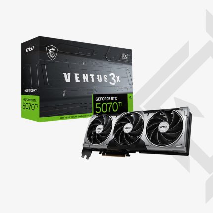 TARJ. DE VIDEO MSI RTX 5070 Ti 16G VENTUS 3X OC GDDR7|NVIDIA|GEFORCE