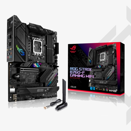 PLACA MADRE ASUS ROG STRIX B760-F GAMING Wi-Fi D5 LGA1851|DDR5|4 SLOT 192GB/7600(OC)