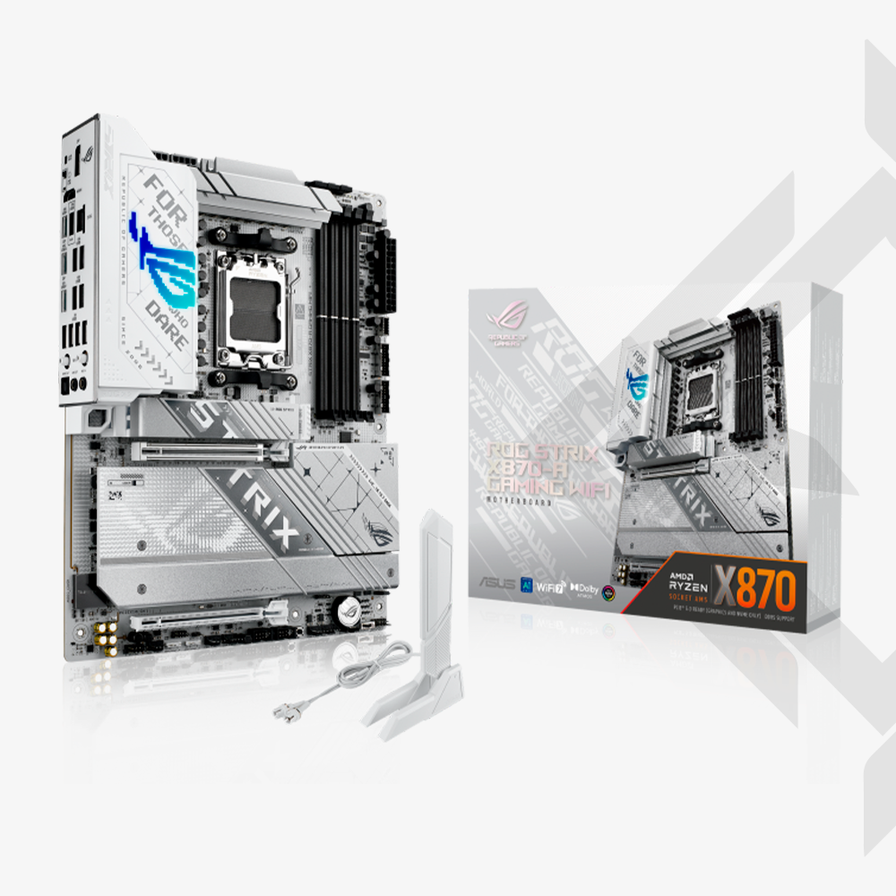 PLACA ROG STRIX X870-A GAMING WIFI-0 PLACA MADRE ASUS ROG STRIX X870-A GAMING WIFI AM5|DDR5|4 SLOT 256GB/8000 - Imagen 1