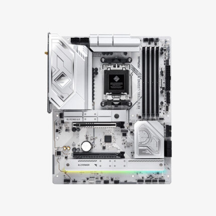 PLACA MADRE ASROCK X870 STEEL LEGEND WIFI AM5 DDR5 4 SLOT 256GB 8000+ - Imagen 3
