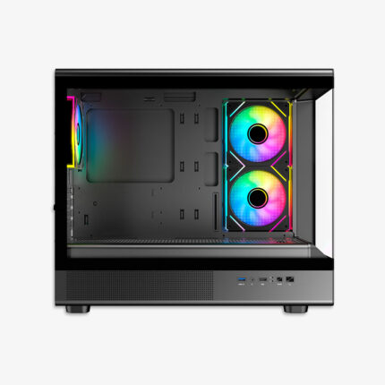 CASE ANTRYX FX 630M BLACK | 3 FAN ARGB/REVERSE BLADE - Imagen 4