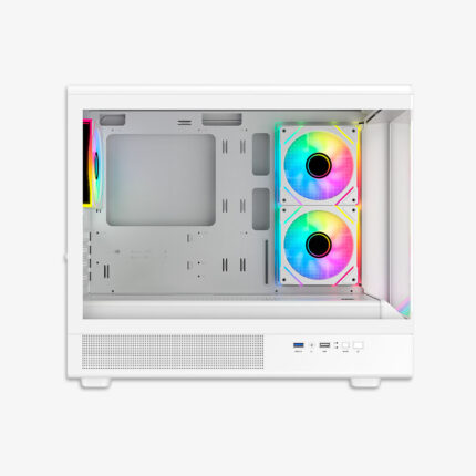 CASE ANTRYX FX 630M WHITE | 3 FAN ARGB/REVERSE BLADE - Imagen 3