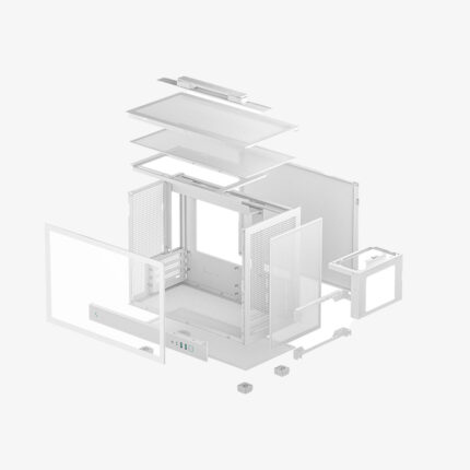 CASE DEEPCOOL CH160 PLUS WHITE - Imagen 5