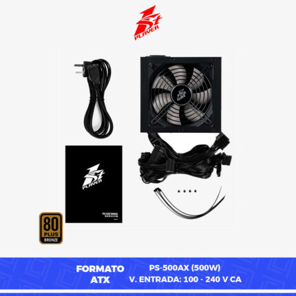 FUENTE 1ST PLAYER DK 500W | PS-500AX | 80 PLUS BRONZE - Imagen 4