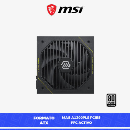 FUENTE MSI MAG A1200PLS PCIE5 | 80 PLUS PLATINUM | MODULAR - Imagen 3