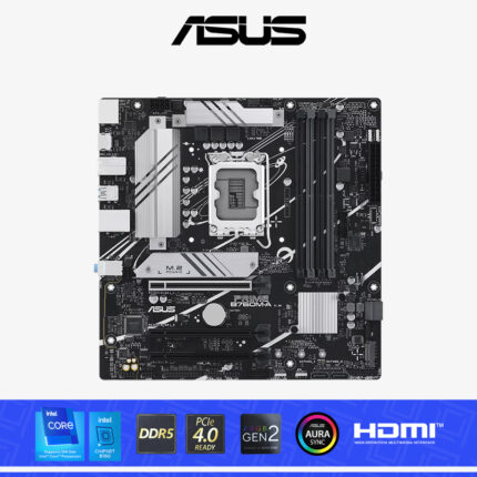 PLACA MADRE ASUS PRIME B760M-A LGA1700 DDR5 4 SLOT 256GB 7200 - Imagen 3